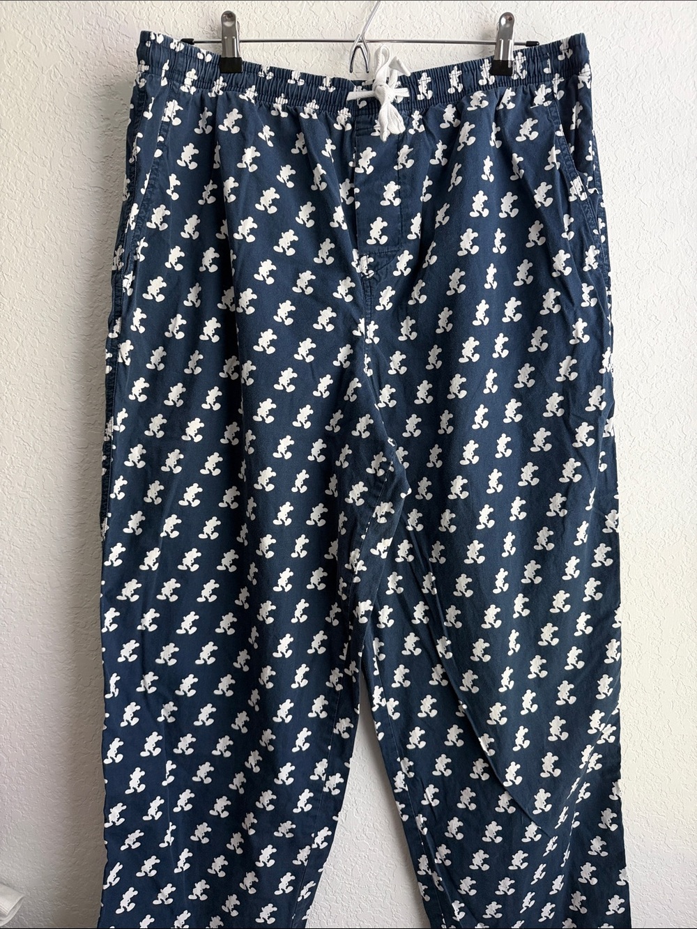 Disney Navy Blue Mickey Mouse Print Lounge Pants
